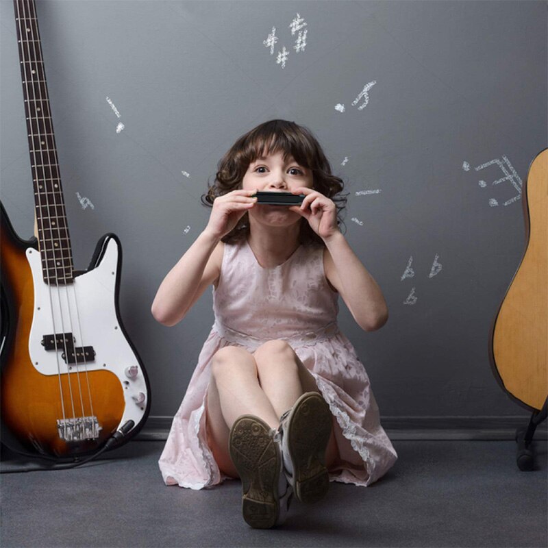 Harmonica Key of C Standard Diatonic 10 Hole Puzzle Musical Instrument Diatonic Harp For Beginner Students Kids