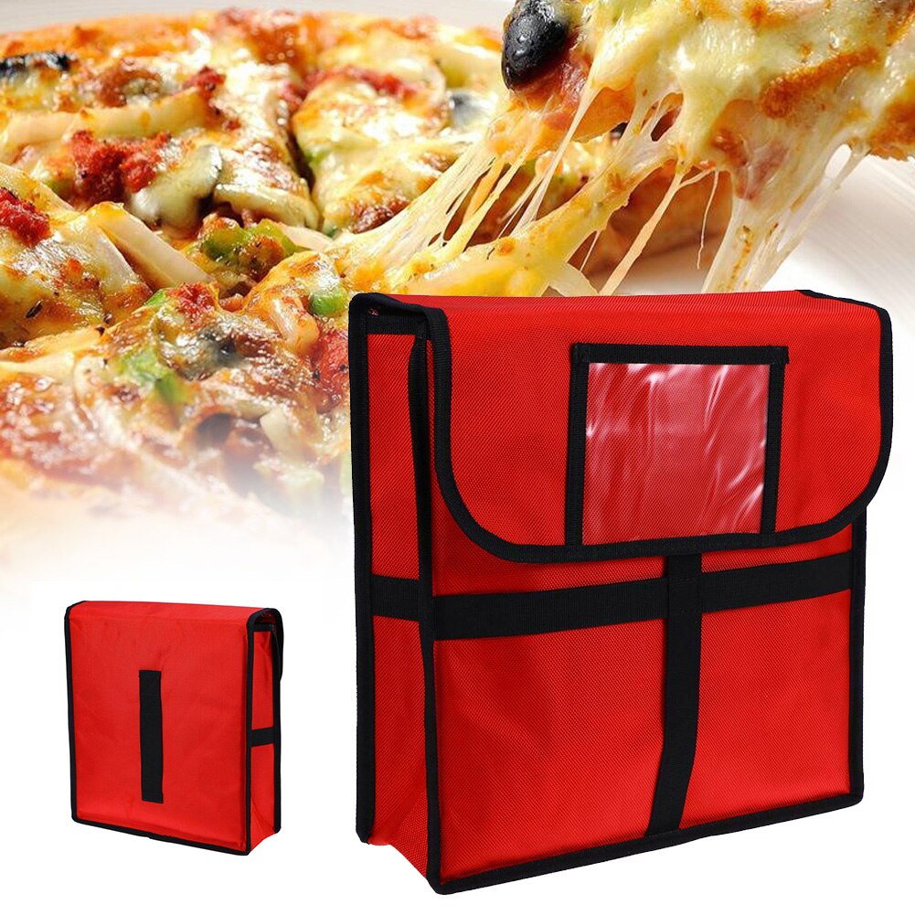 11 polegadas isolado saco de entrega de pizza de armazenamento de alimentos caso térmico portátil à prova dwaterproof água fresco caixa ergonômico titular recipiente piquenique