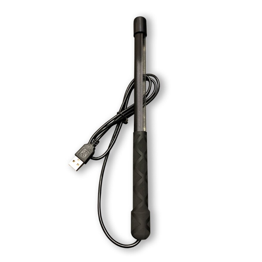 Portable Single Tube Handheld UVA Ultraviolet Lamp Plant Growth Lamp (USB)-Black