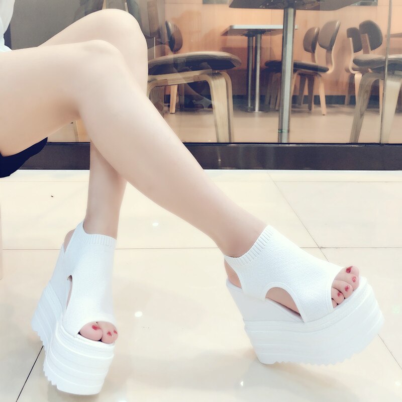 Kvinder sandaler kvinde sko kvinde sommer kile behagelige sandaler dame slip-on flade sandaler kvinder sandalier