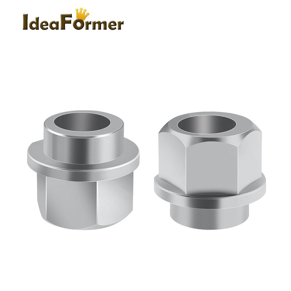 5/10pz parti della stampante 3D Openbuilds distanziatore eccentrico ruota a V colonna eccentrico isolamento vite dado v-fessura acciaio inossidabile Foro5MM: 10pezzi / genere A