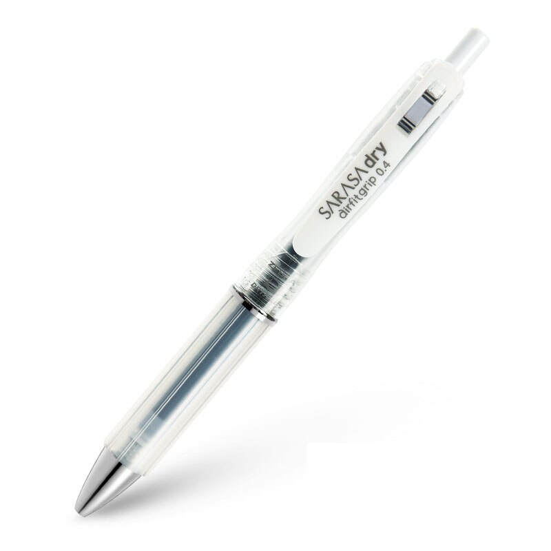 1Pcs ZEBRA Gel Pen JJZ49 SARASA Dry AirFit Air Cushion Anti-Fatigue 0.5 mm Refill Replaceable Soft Holder Press Black Water Pen