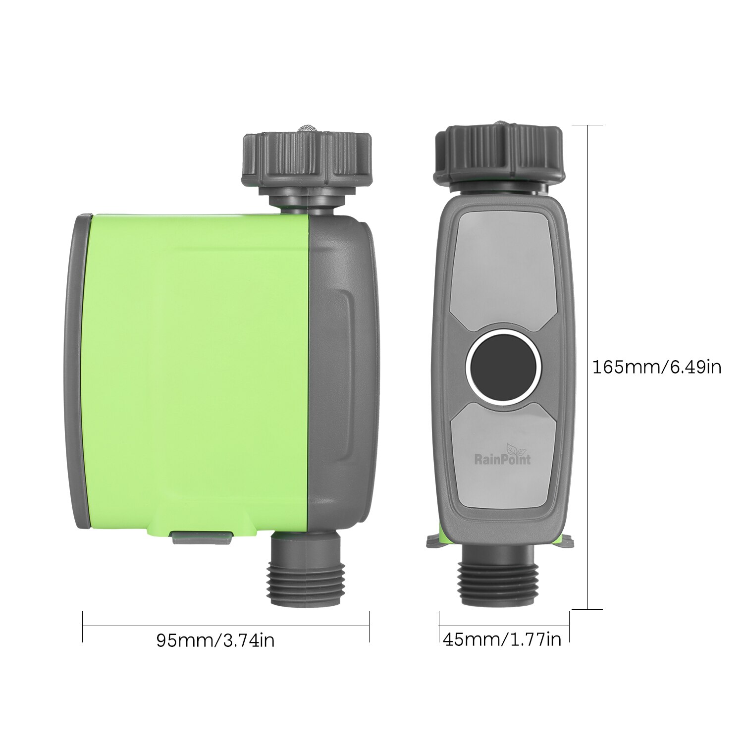 Programmable BT Water Timer Hose Faucet Timer Outdoor Battery Operated Water Flow Meter Automatic Watering Sprinkler System