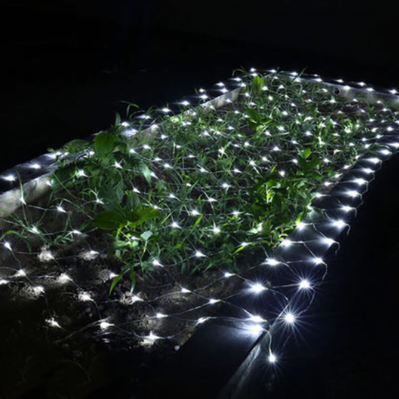 Splevisi 1.5m*1.5m 3x 2m led nät nätsnöre fe ljus julbelysning hem fest bröllop julgran dekoration ljus