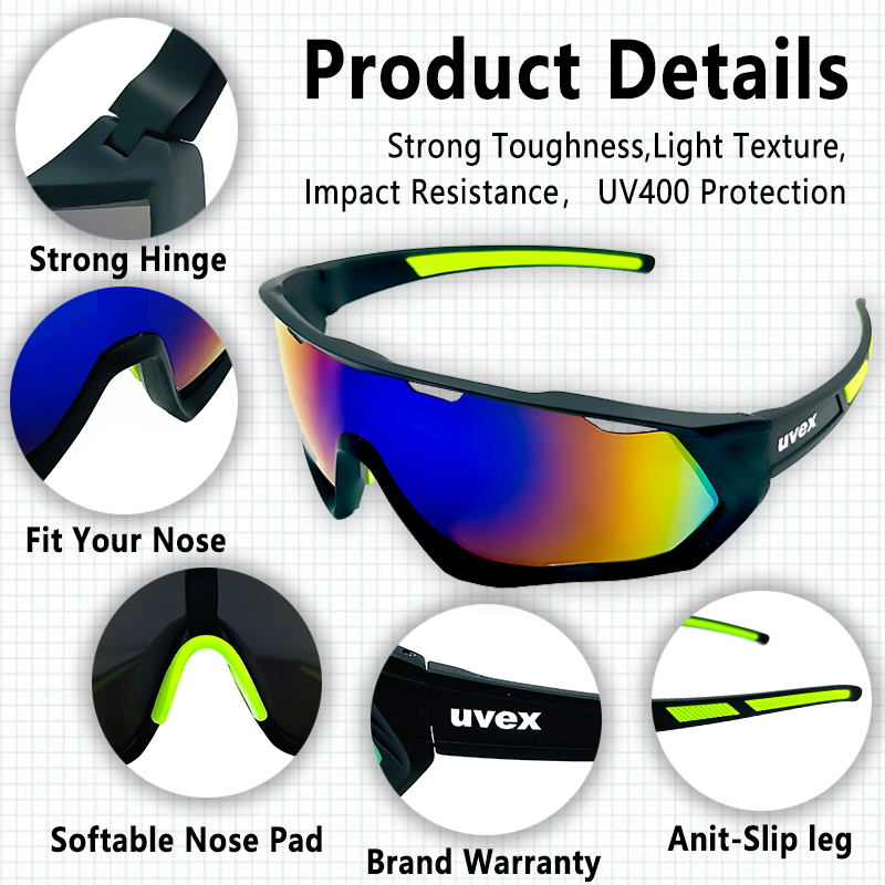 Uvex gafas de ciclismo polarizadas deportes al aire libre gafas de bicicleta hombres mujeres montaña carretera MTB bicicleta UV400 gafas de sol gafas de montar