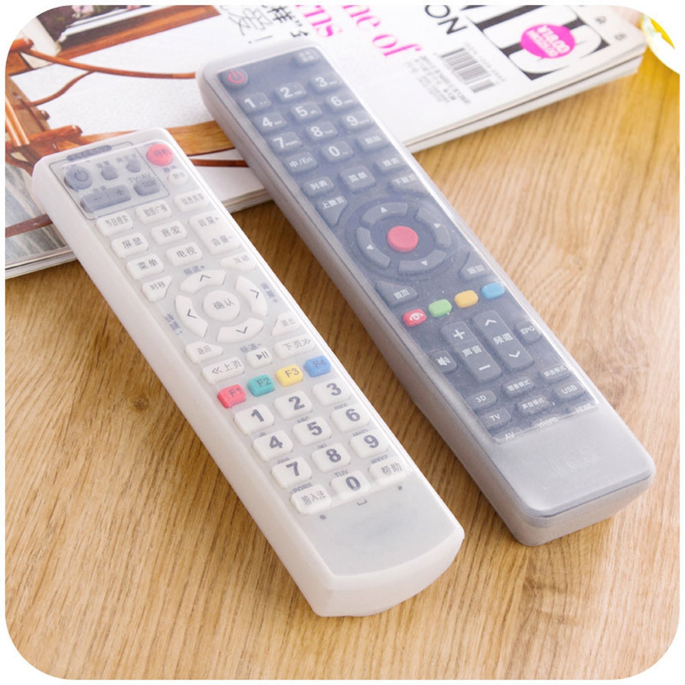 Remote control protective cover anti-dust waterproof for TV remote control modern simple transparent silicone