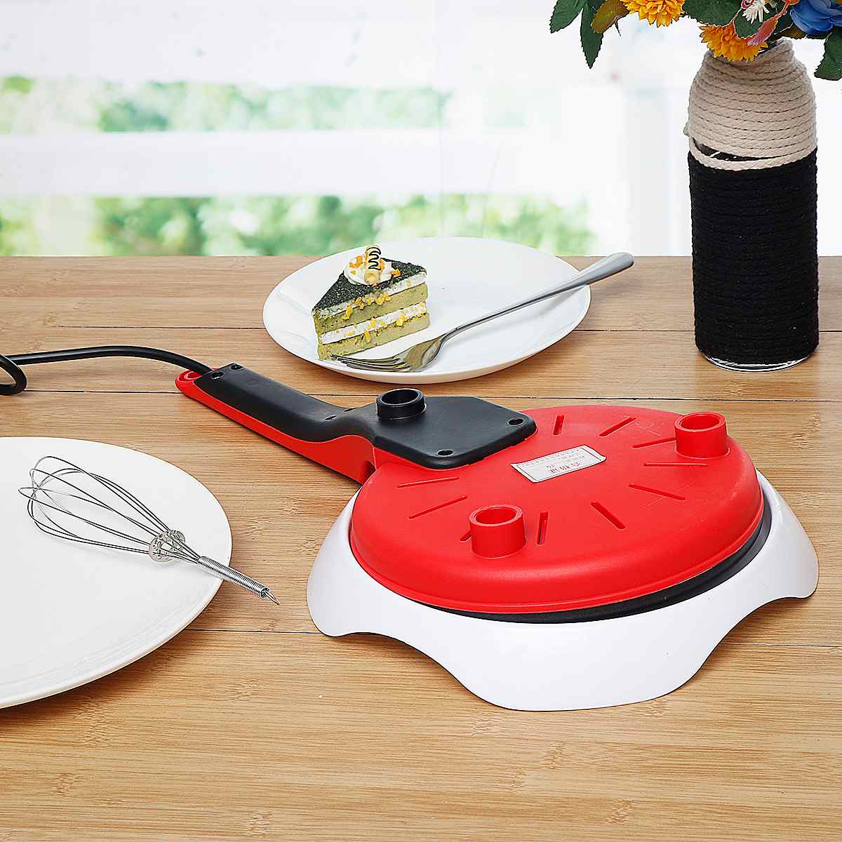 Household Non-Stick Crepe Maker Portable Pan Pie Electric Pancake Cake Machine Frying Griddle Machine Kitchen Baking Tools 220V
