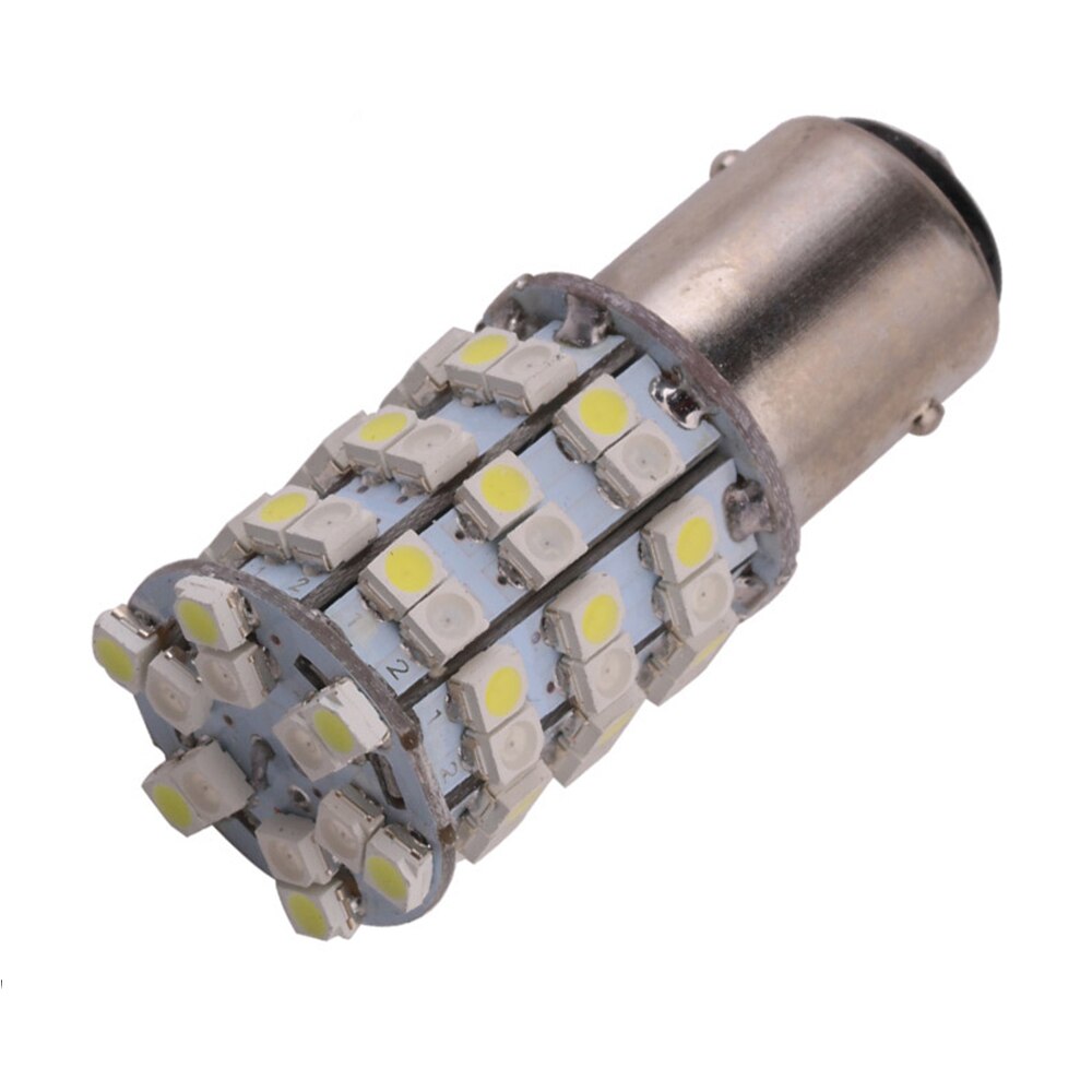 Automobile led brake light S25 1157 60smd spare light bulb automatic turn signal light burst two color bulb white and Yellow 2PC