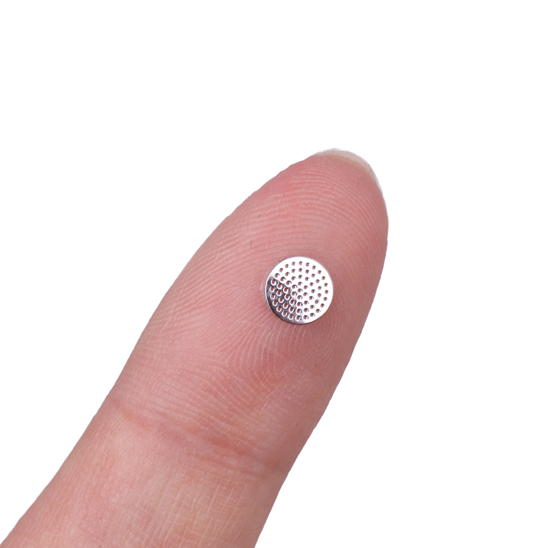 20 Stück In-Ear-Kopfhörerfilter Staubnetz Ohrhörer Staubdichtes Stahlgeflecht mit Kleber 4,0-5,0 mm