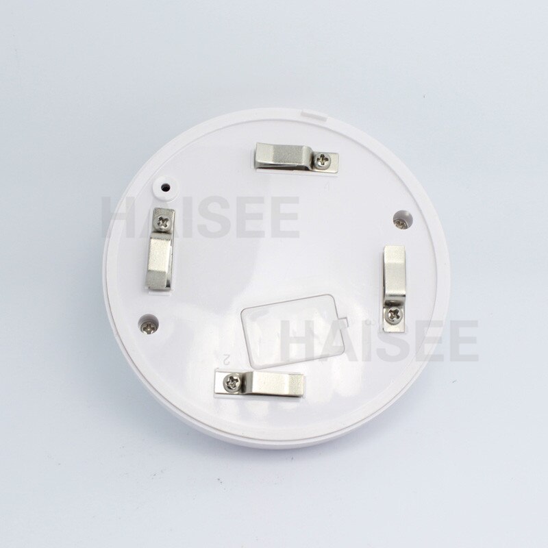 JERUAN 12V DC wired smoke detector optoelectirc sensor use to check fire or anti something burning connect to wired zone