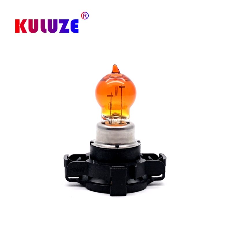 2pcs PSX24W clear H16 quartz halogen bulb 5202 12V 24W automobile lamp fog lamp driving lamp super white halogen bulb Amber