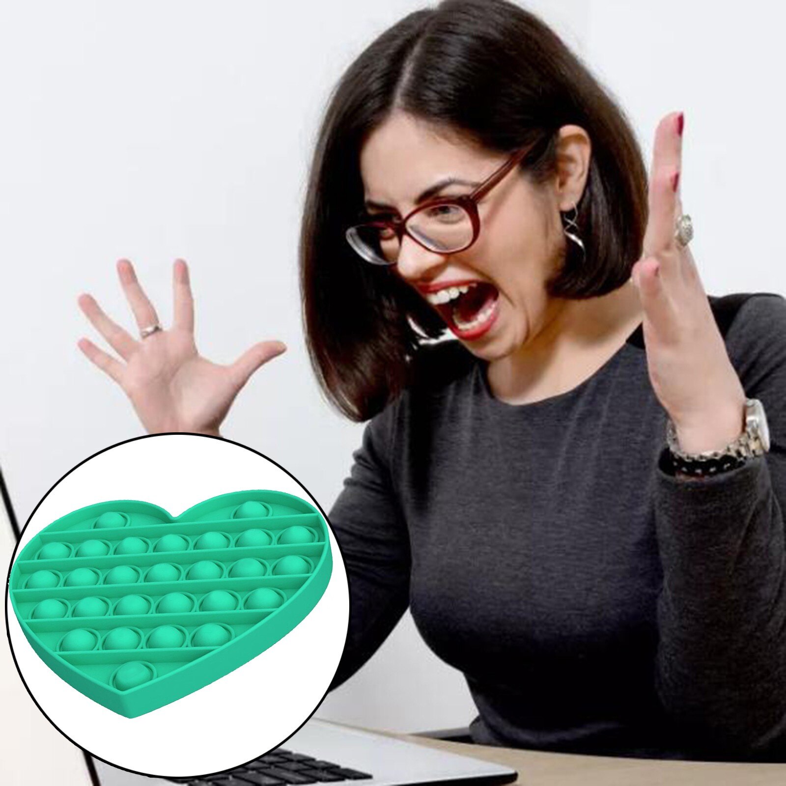 Push Blase Zappeln Sensorischen Spielzeug Autismus Spezielle Bedürfnisse Stressabbau Figet Spielzeug Popit Stress Ball Weichen Squeeze Spielzeug Für Erwachsene kinder