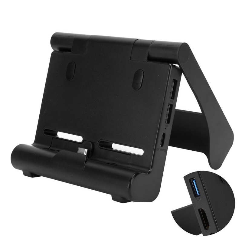 Réglage multi-angle Dissipation thermique Dock de charge Console de jeu chargeur Station de Base Hub adapté pour Nintendo Switch