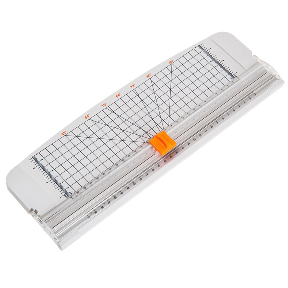 Rotary Paper Trimmer Guillotines Photo Card Cutting Machine Durable A2 A3 A4 A5 Paper Cutter with Ruler Tile Grid Angle Trimming