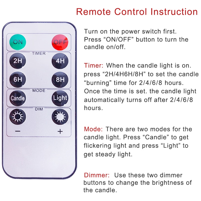 Lellen Ivory Flickering LED Candles with Remote control scented bougie battery operated Candles Electric home Wedding Decoration