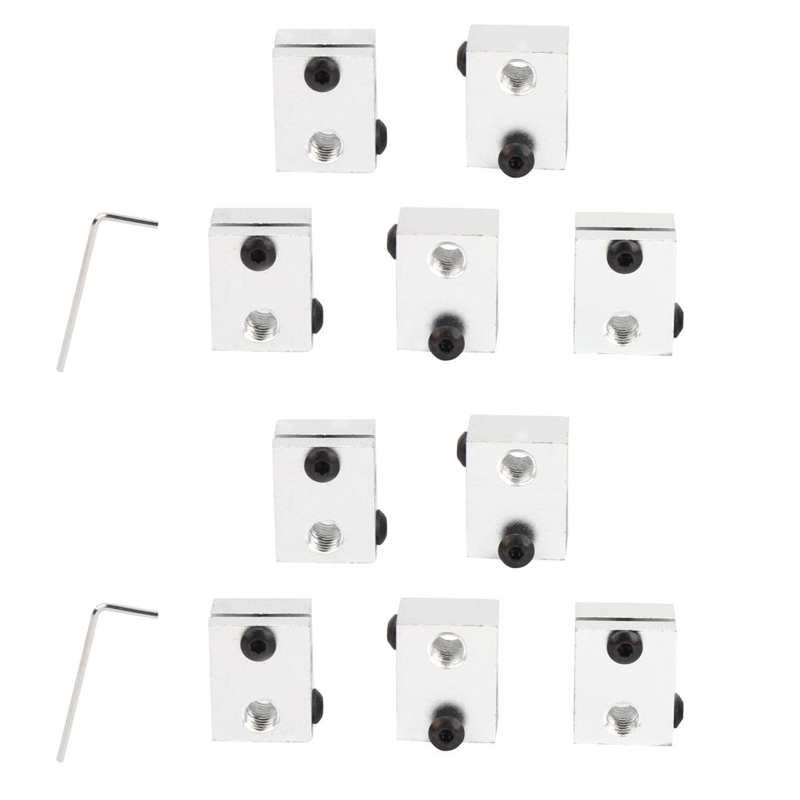 Thread Repair Insert Stainless wire sleeve insert 2 Sets Printer Heater Block Aluminum End Hesting Part Accessories