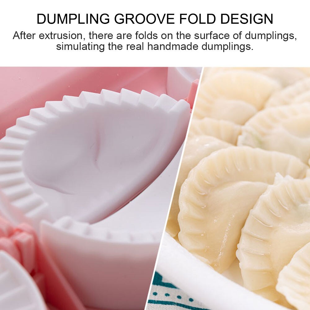 Dumplings Maker Tool Jiaozi Pierogi Mold Kunt U 8 Dumplings Tegelijk Bakken Mallen Gebak Keuken Accessoires