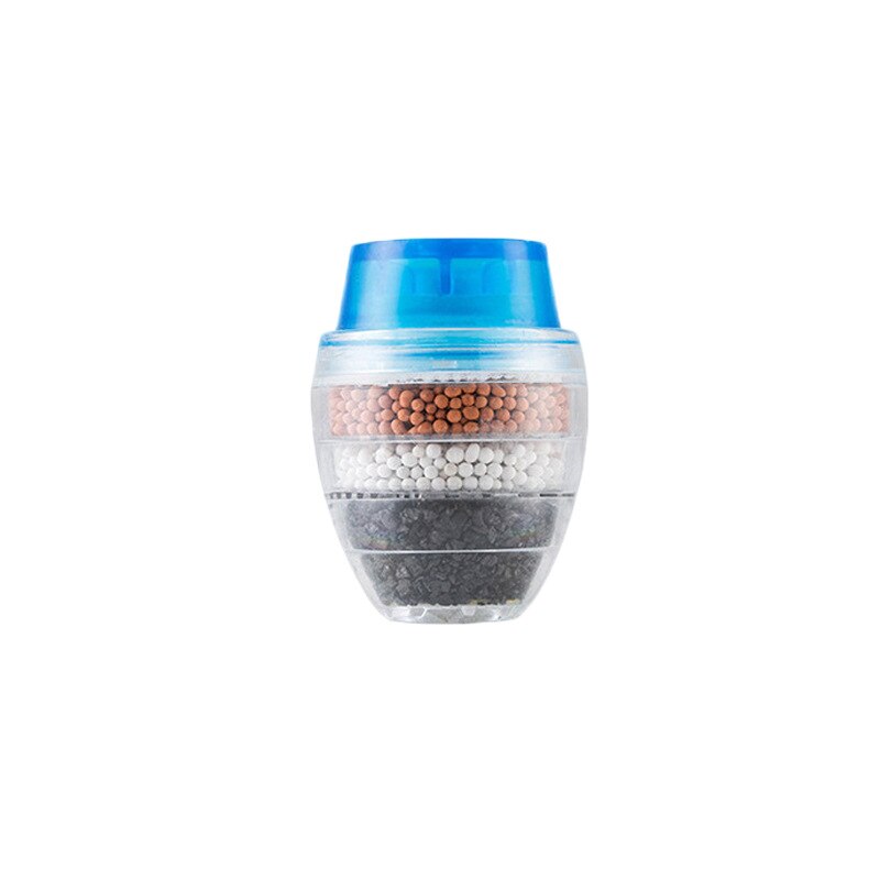 1pc Household Kitchen Home Carbon Faucet Mini Tap Water Clean Filter Water Purifier Activated Carbon Multilayer Water Filter