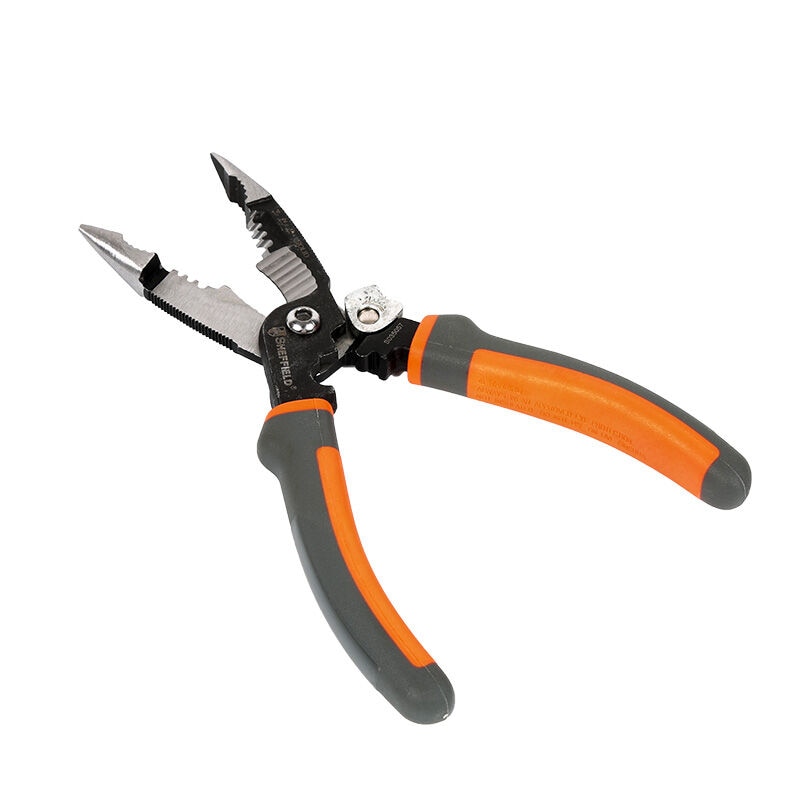 Sheffield 8 tommer 5- i -1 multifunktionel elektriker tang elektrisk nåle næsetang wire stripper crimping 5 in 1 tang