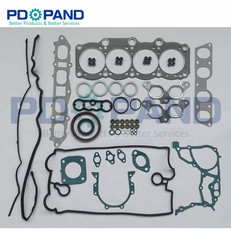 Kit de juntas de reconstrucción de motor 3SGE 3S-GE, 04111-74220, 04111-74390 para Toyota CELICA ST182 MR2 REV 2 GT 1998cc 2.0L