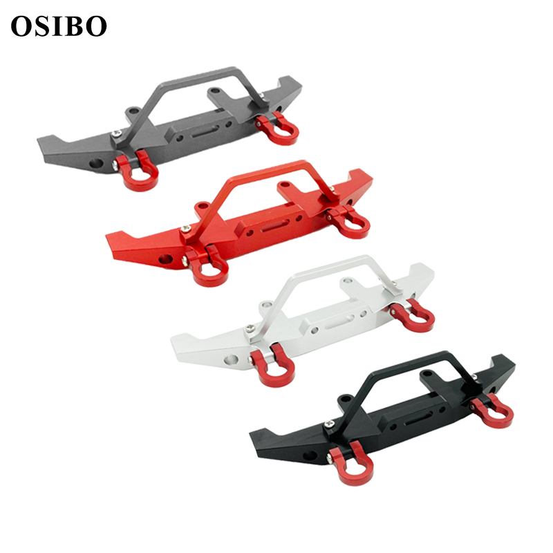 Parachoques delantero anticolisión de Metal, adecuado para WPL C14 C24 C24-1 1/16, piezas de mejora de pista de camión 4WD para coche de Control remoto