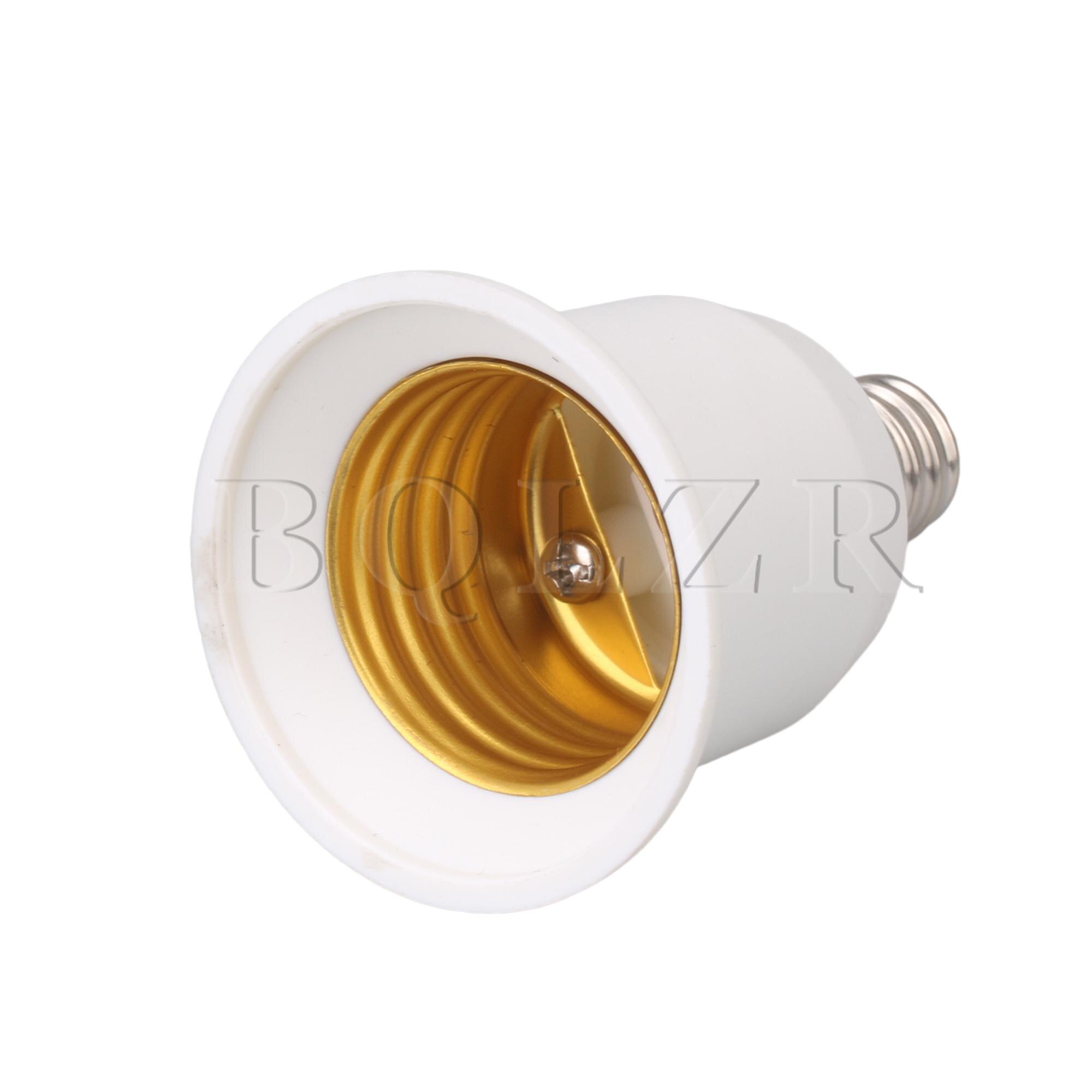 BQLZR 5 x rallonge de douille d'ampoule blanche E12 à E26 adaptateur d'extension de prise