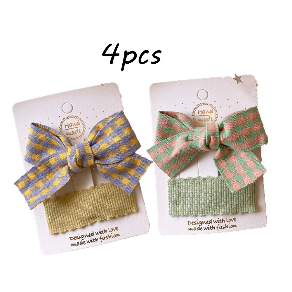 2 pièces/ensemble cheveux nœuds filles pinces à cheveux bébé enfants épingles à cheveux Barrettes chapeaux épingle à cheveux accessoires de cheveux: 3