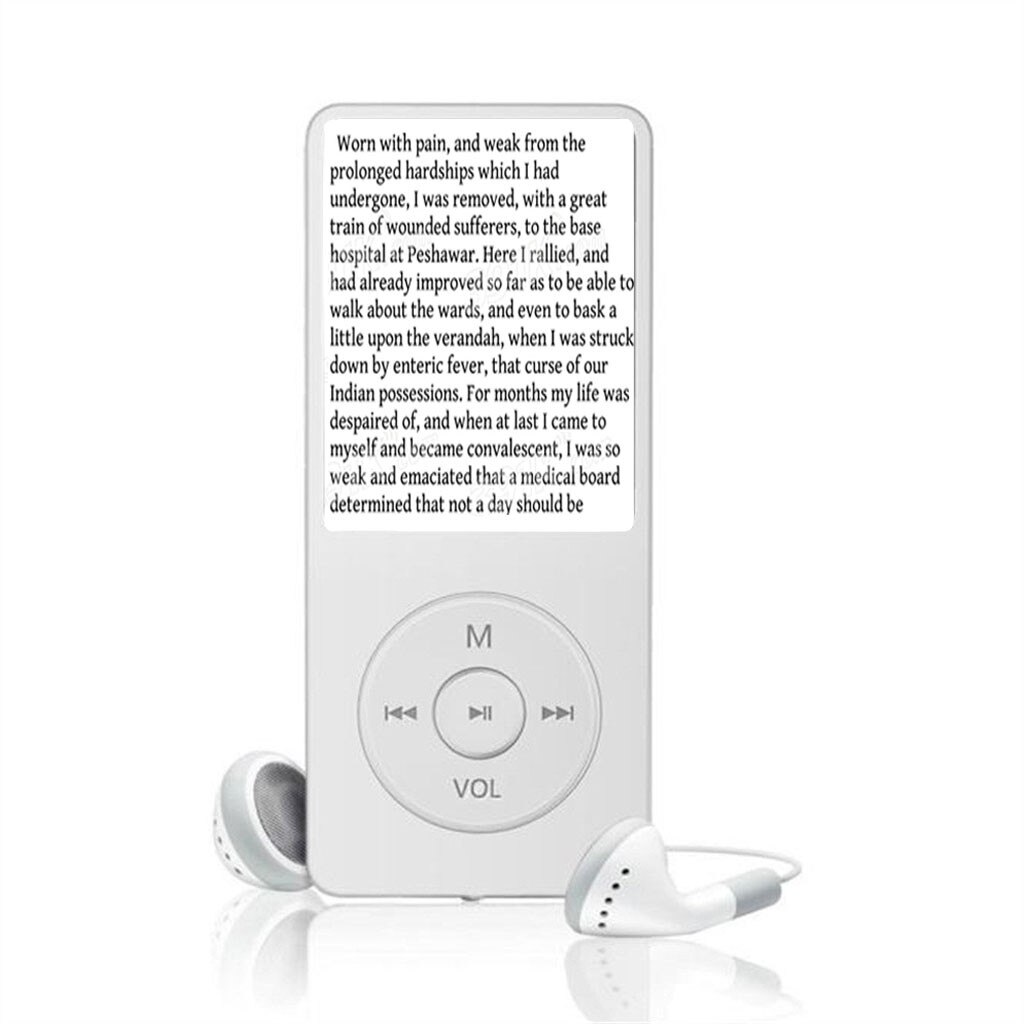 70 Hours Playback MP3 Lossless Sound Music Player TXT E-book FM Recorder TF Card Support Up to 128GB Droship