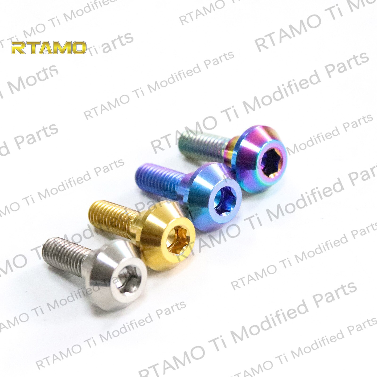 Titanium Rear Brake Master Cylinder Mount Bolts M6X20 Hexagon Head Screws for Disc Brake Rotor