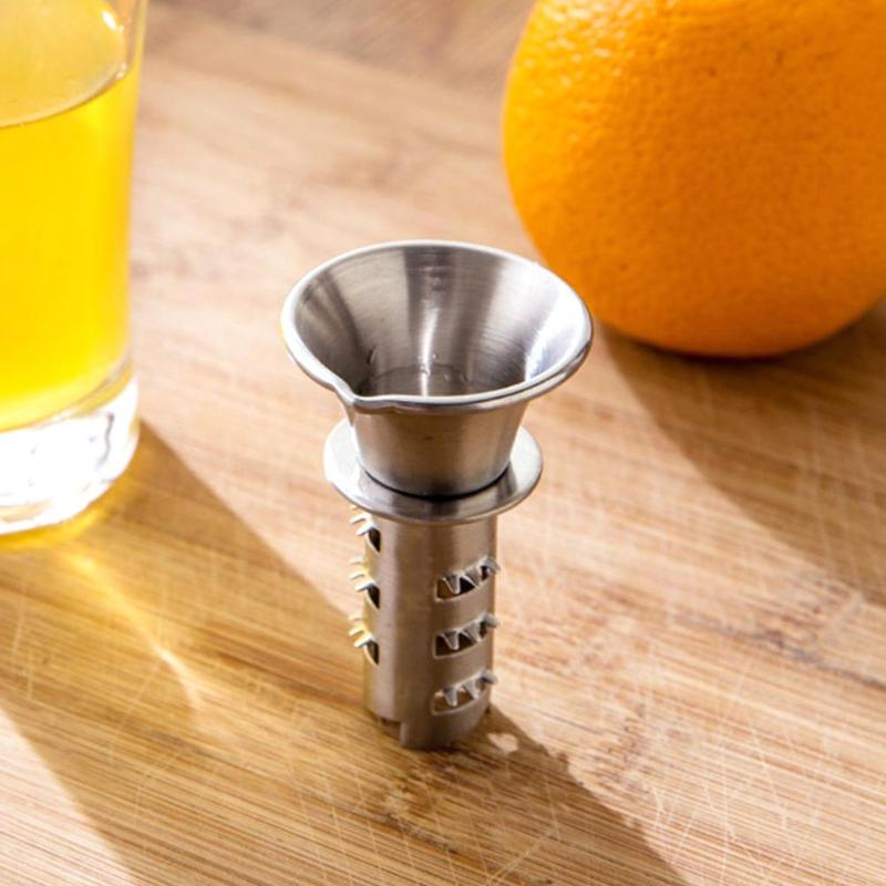 Mini juicer håndholdt appelsin sitron juice maker rustfritt stål manuell pressepress pressepress sitrus juicer mini husholdningsapparater