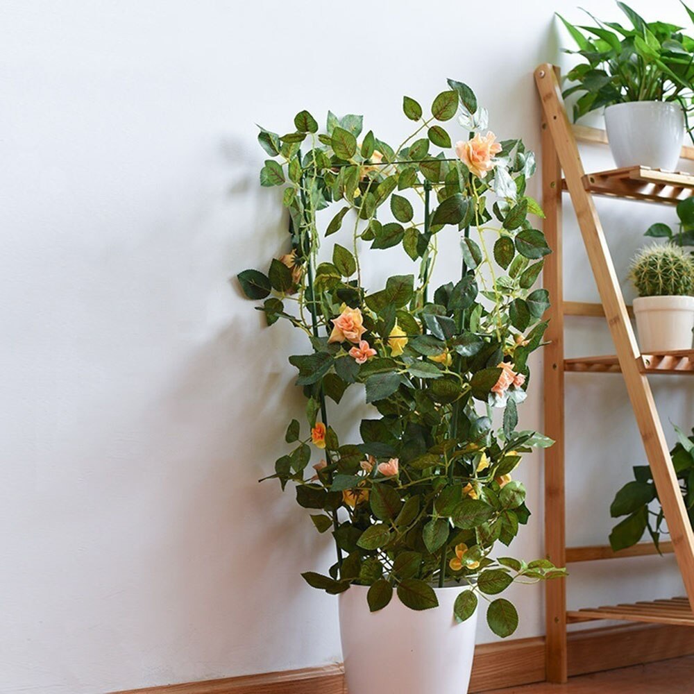 3 Supports Pour Plantes Sharplace - Cages En Métal Pour Pivoines, Roses, Hortensias, Fraises...