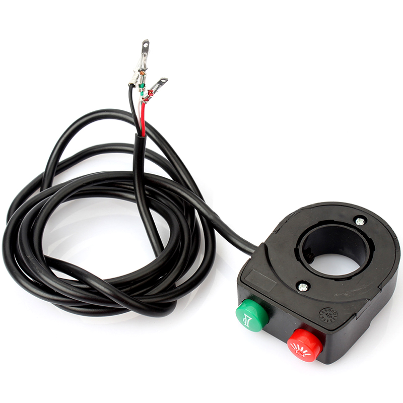 22Mm 3 Draad Motorfiets Schakelaars Motor Claxon Elektrische Koplamp Stuur Controller Schakelaar Voor Atv Scooter Universele