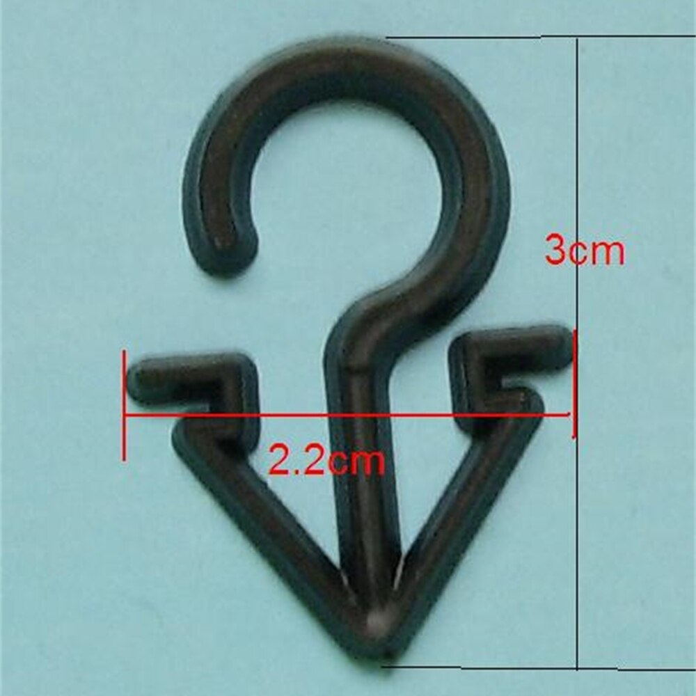 Plastic V-end Sock Hooks Hanger For Sock Stocking Underswear Towel Package And Display Small Hanging Bag Header