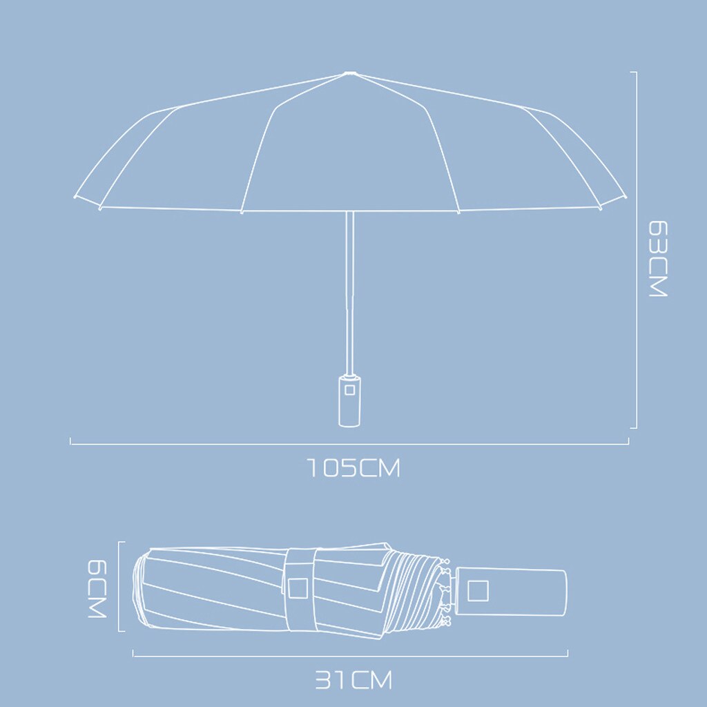 8x Stijlvolle Paraplu Collectie - Automatische Stormparaplu