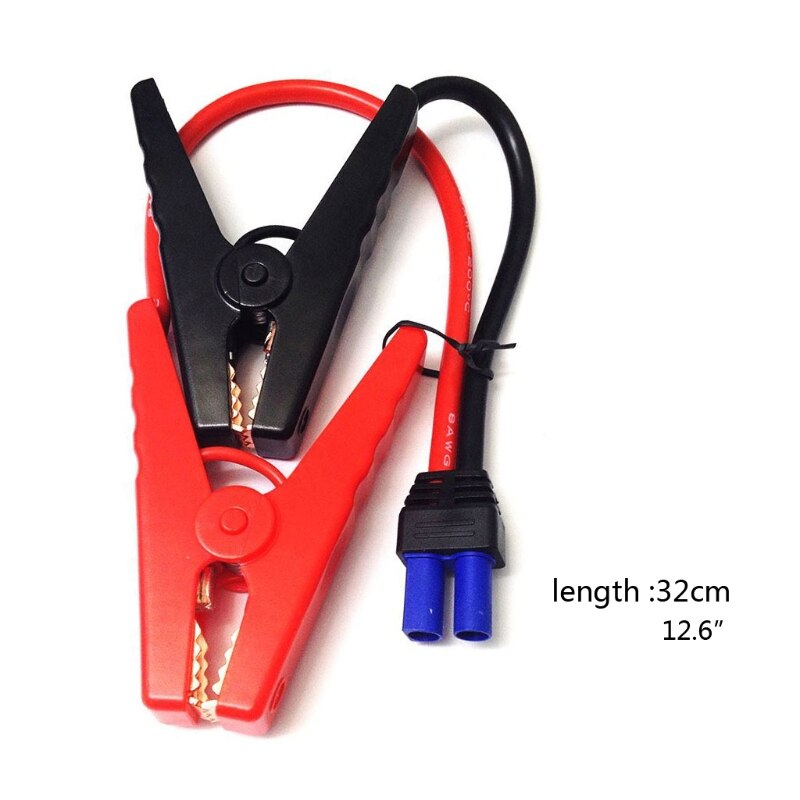 EC5 Car Jumper Cable Alligator Clips to EC5 Connector for 12V Portable Emergency Battery Car Jump Starter Booster