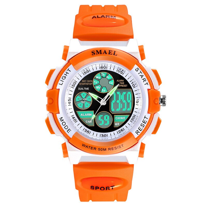 Mode Smael Top Kinderen Horloges Voor Meisjes Digitale Lcd 50m Waterdichte Horloges Led Student