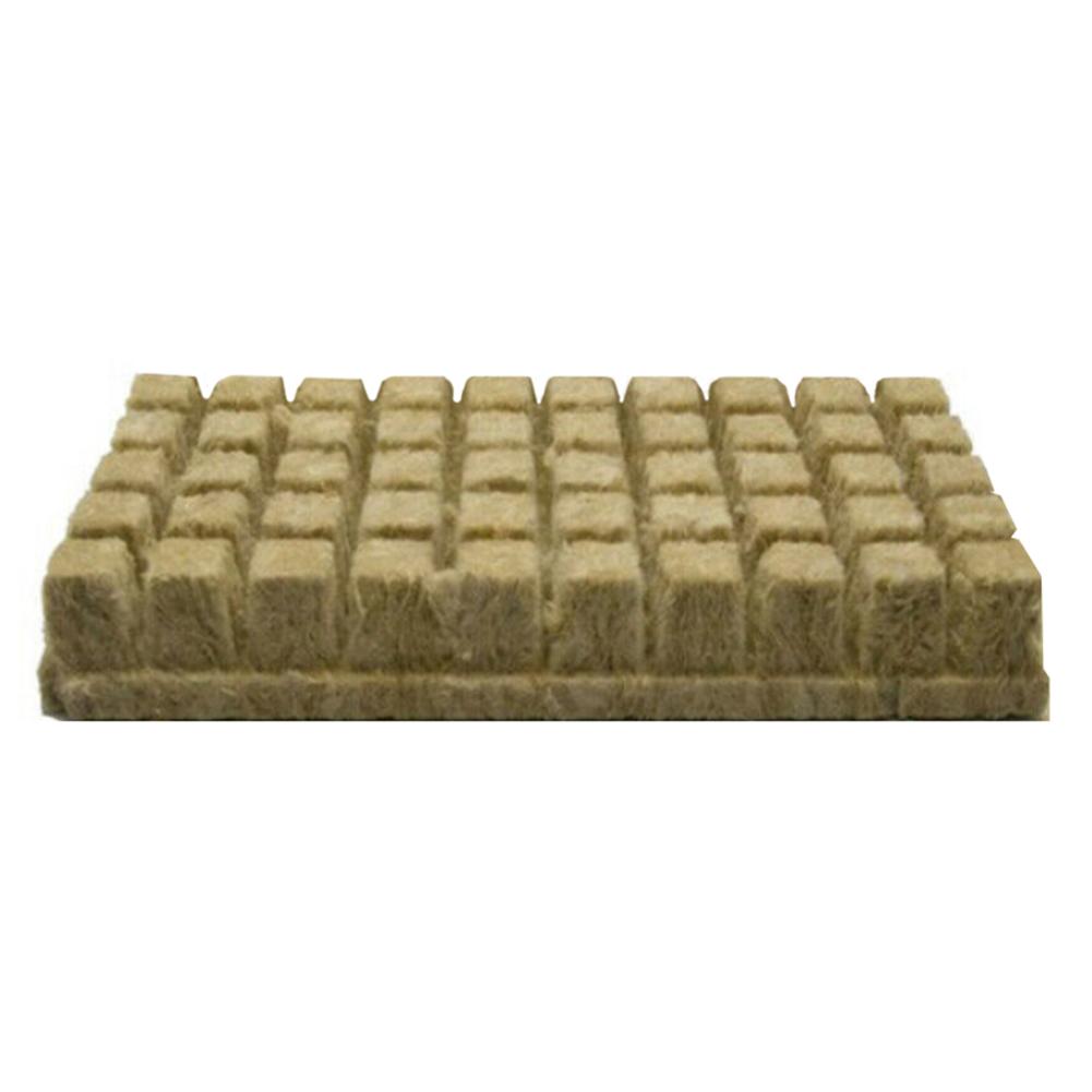 Cubos de lana de roca, Base de compresión, transpirable, hidropónico, para cultivo sin suelo, suministro de jardín, 100 piezas: 100pcs