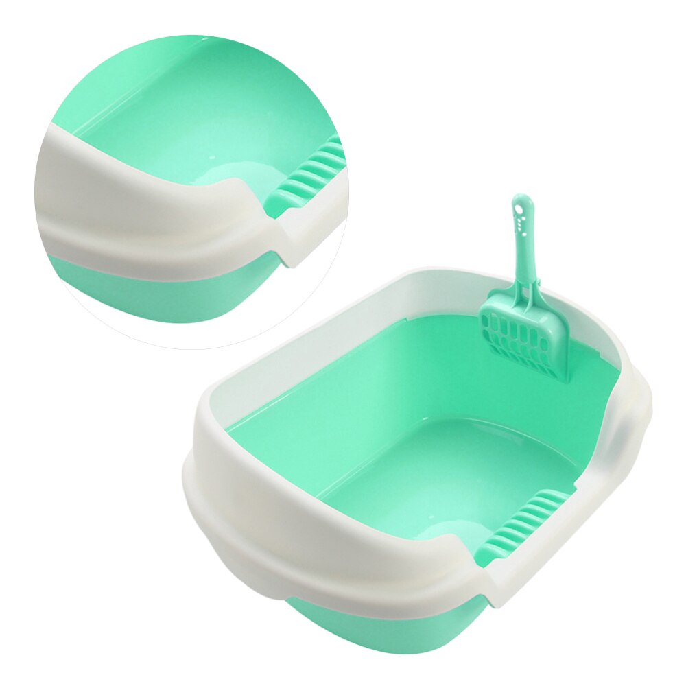 Semi-gesloten Kattenbak Praktische Kat Cleaning Bad Wastafel Kattenbak (Roze, Grootte)