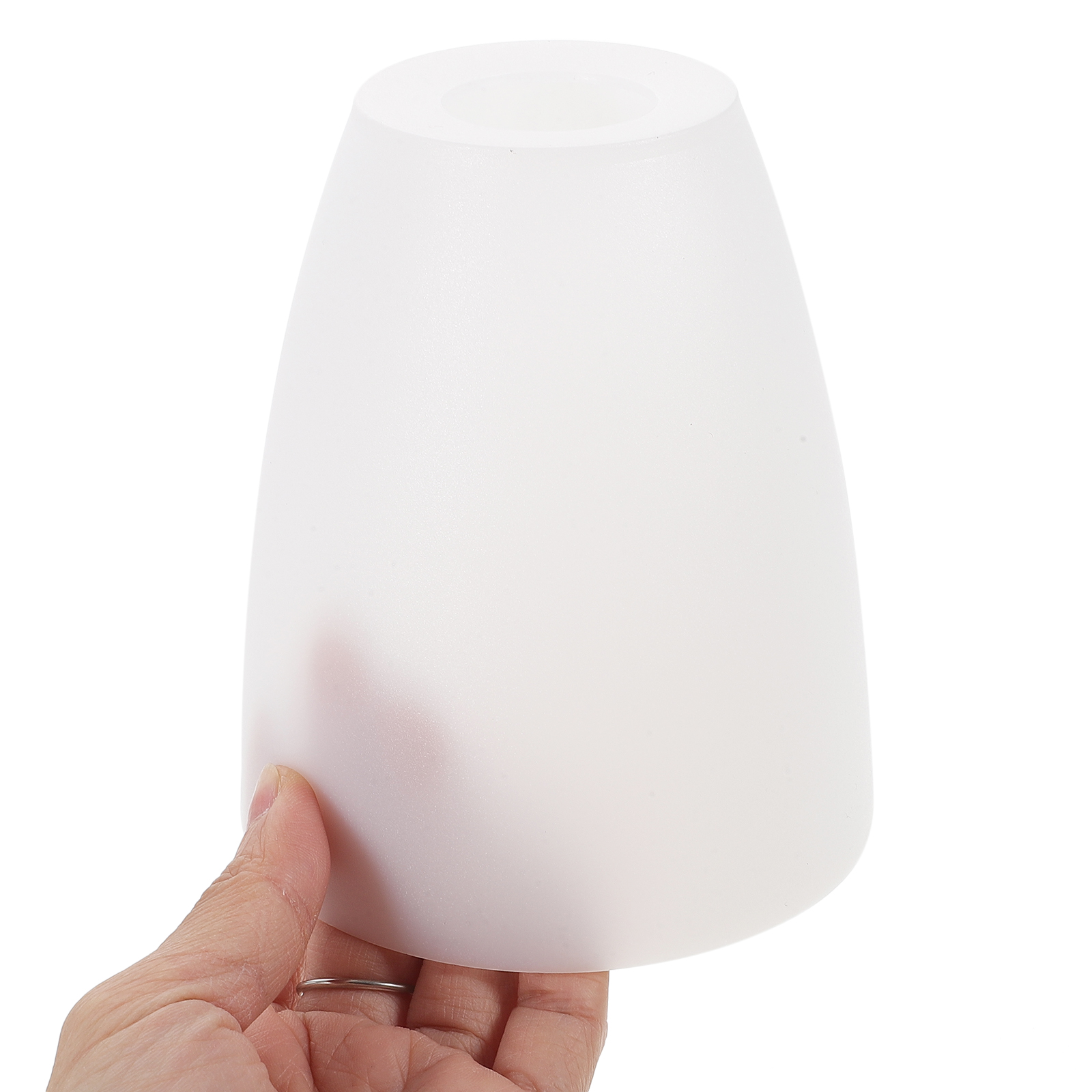 2 st plastlampskärmar vit hål skärm för 30mm e14 glödlampor bordslampskärm skrivbordslampskärm lampbelysningstillbehör