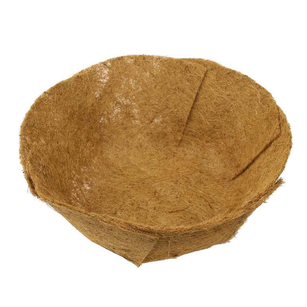 Altan rund åndbar skålformet kokosnød tilbehør planter snapdragon urtepotte hjemmehængende udskiftning af kurvforing: 35cm