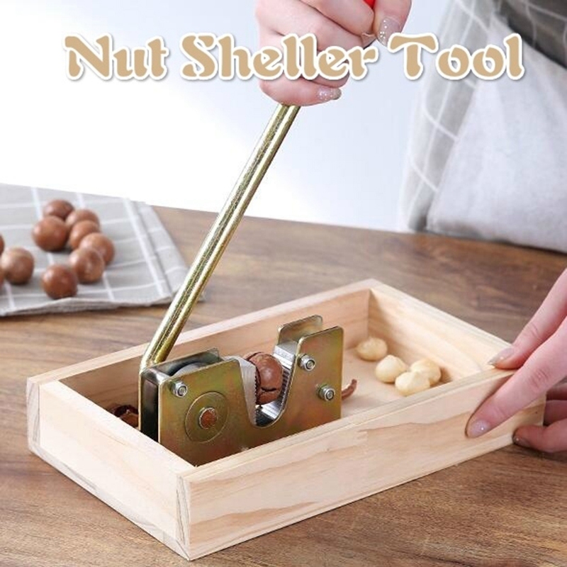 Manual Macadamia Nut Opener Nut Cracker Machine Walnut Nutcracker Nut Sheller Tool Macadamia Nut Opening