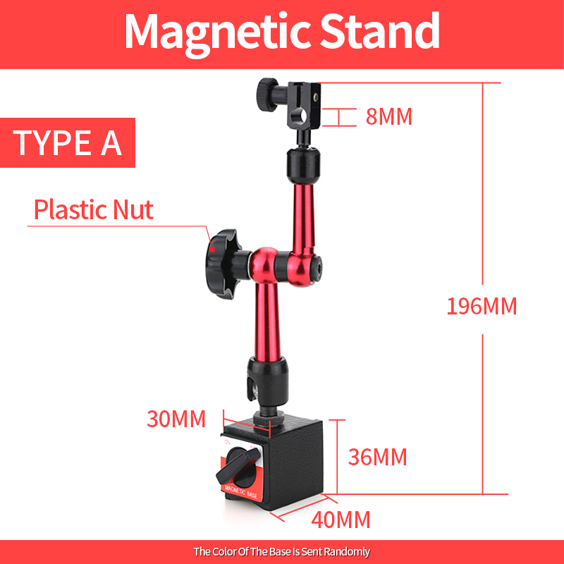 Måleur måleinstrument mikrometer måleur måleinstrument magnetisk holder ur indikator magnetisk stativ måleinstrumenter: Magnetisk stativ a