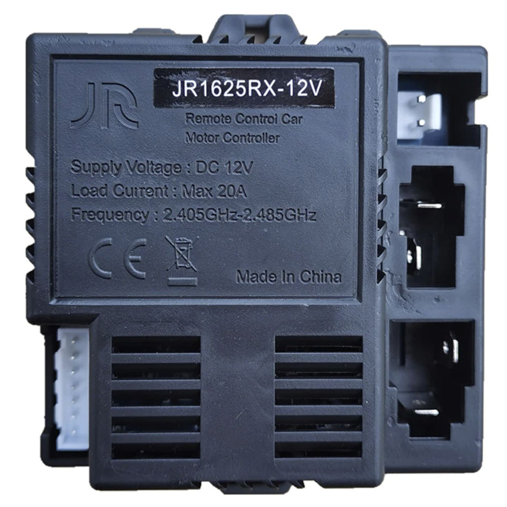 = jr1625rx-12v mottakere 2.4g sendere = bluetooth-fjernkontrollboks for elektriske lekebiler og elektriske motorer til barn: Brun