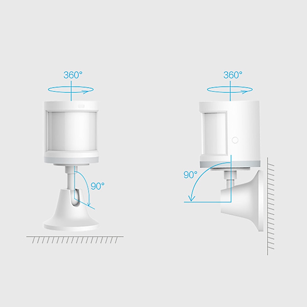 Aqara smart human body sensor bevægelse pir bevægelsessensor zigbee trådløs forbindelse fungerer med mi home app