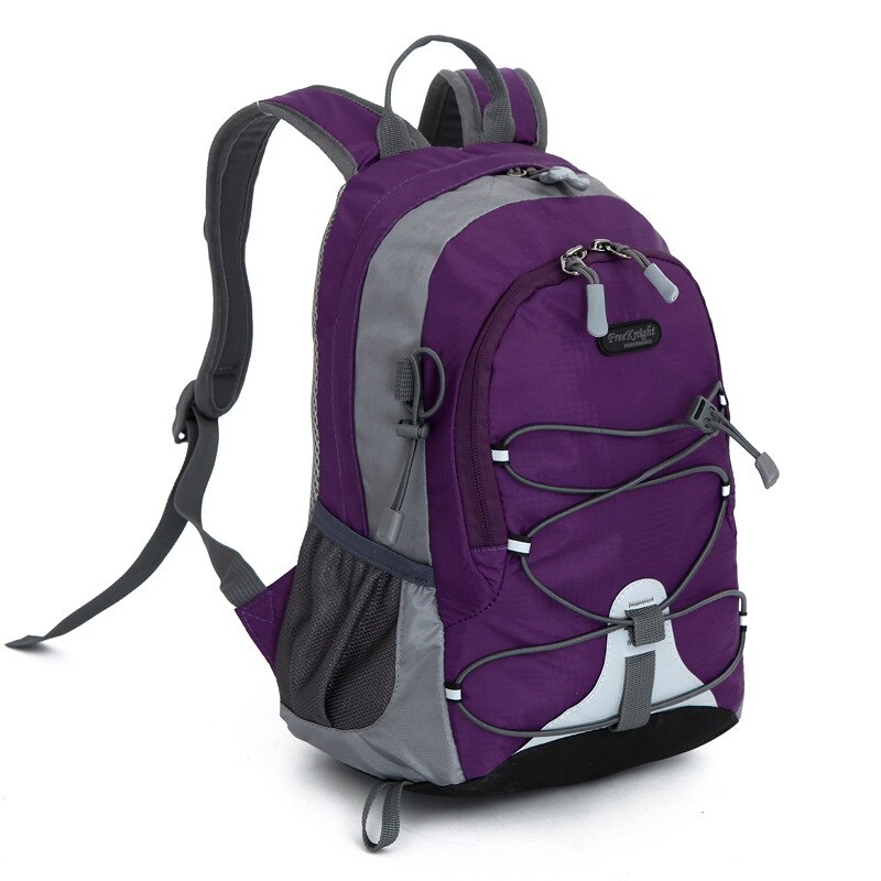 Mini tasker udendørs rygsæk taske ultralette sammenklappelige børn rygsække mochila skole sport dagsæk lille camping vandreture  xa28wa: Lilla