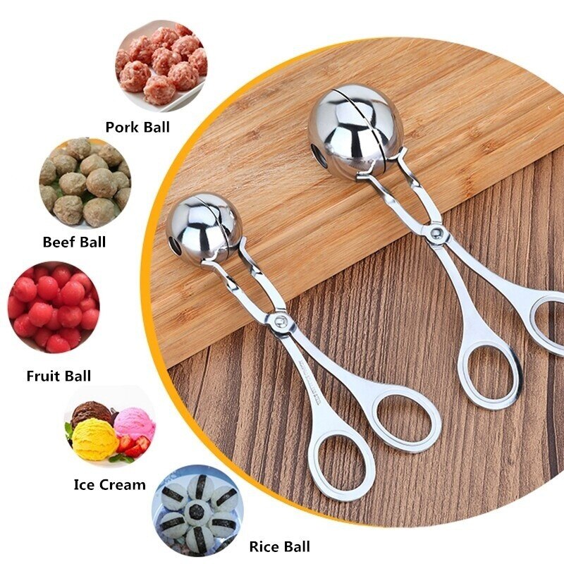 Köttbulle maker form non-stick praktiskt verktyg för matlagning av kött kök köttbullar scoop boll maker enkelt scoop clip verktyg
