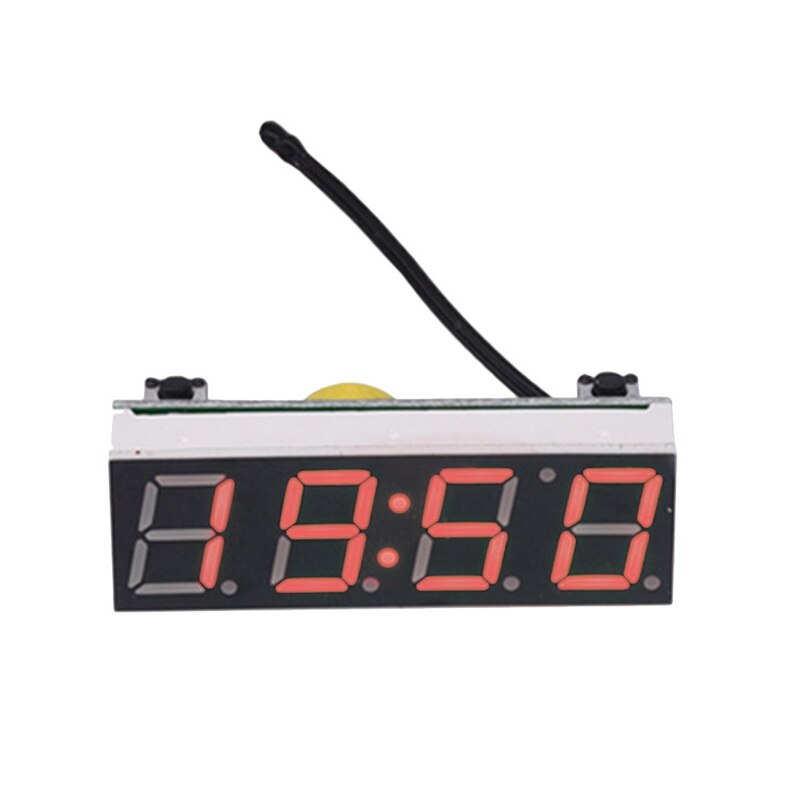 Digitale Wanduhr Mit Großem LED-Display – USB Wecker Mit Power-Off-Memory, 15,5 X 6,3 Cm Für Büro & Zuhause (Rot)