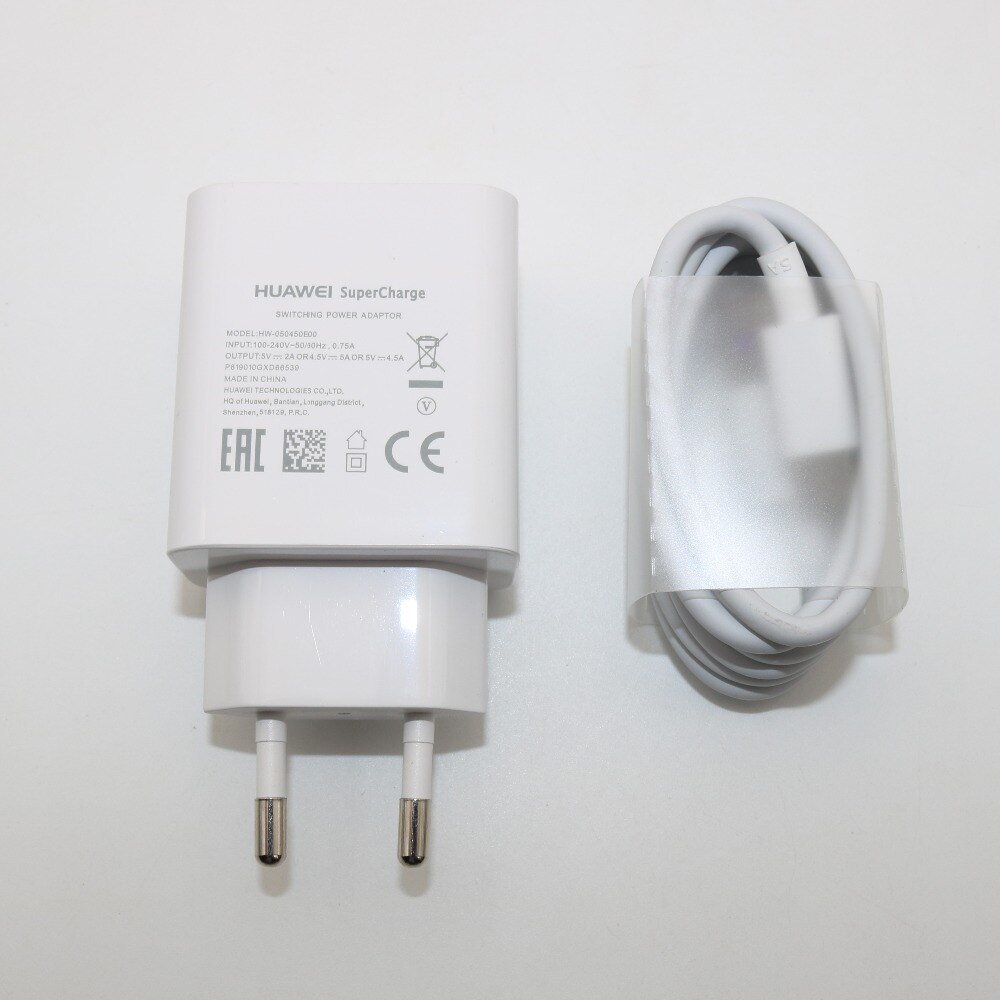 Original huawei mate 9, 10 , 20 p10 plus,  p20 pro, honor  v10 supercharge schnellladegerät 4.5 v 5a typ-c usb 3.0 typ-c kabel