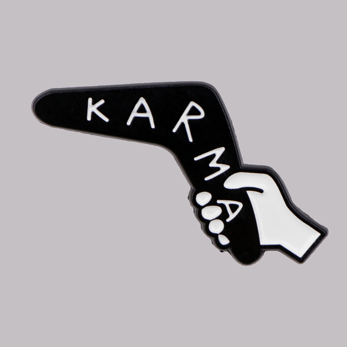 Karma – épingles à revers en émail pour sacs à dos, broches, Badges, accessoires pour vêtements, bijoux à la , de croyance religieuse