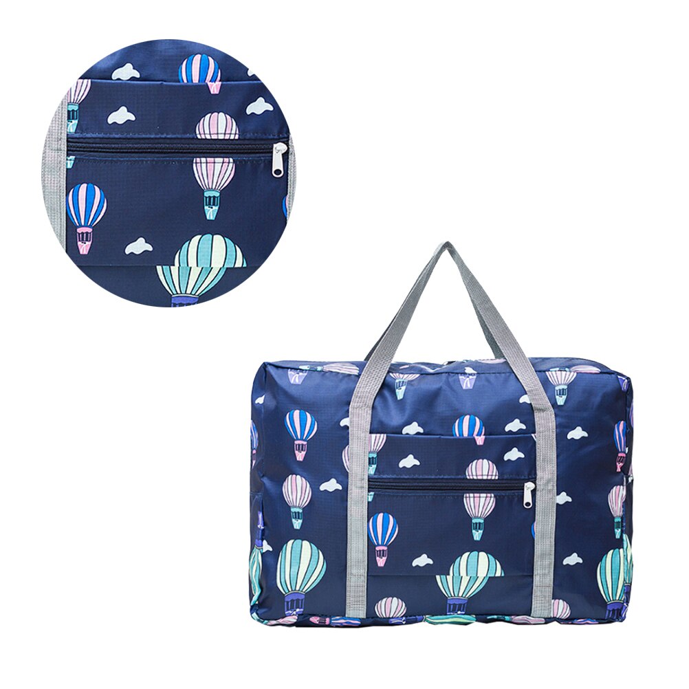 Grand sac de rangement pour vêtements 1pc | Sac Portable pliable étanche de rangement pour vêtements de voyage (ballon bleu foncé)